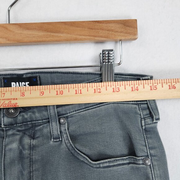 Paige Jeans Mens 30X31 Gray Lennox Transcend Slim Straight Stretch Casual Denim - Picture 3 of 12